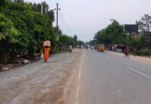 सासाराम शहर के पुरानी जीटी रोड का हो रहा चौड़ीकरण