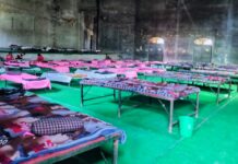 सासाराम में जरूरतमंदों को ठंड से बचाने के लिए बना अस्थाई रैन बसेरा