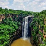 telhar waterfall kund kaimur