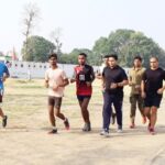 rohtas SP ashish bharti initiative free physical training started for competitive students at Dehri Police kendra (1)