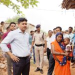 rohtas news DM dharmendra kumar inspected government schemes along with officers on Kaimur hill in Rohtas