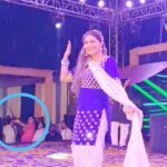 rohtas news Harsh firing took place during Sapna Choudhary dance video going viral on social media