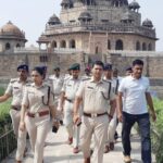 Special armed police will be deployed for the security of Sher Shah Tomb tourist police station will open SP ashish bharti and BSAP commandant swapna ji meshram inspecte (2)