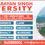 gopal narayan singh university bihar – gnsu ad.