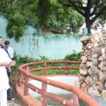 rohtas news Water Resources Minister sanjay kumar jha inspects Indrapuri Barrage inaugurated new park (1)