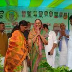 rohtas news Former Lok Sabha Speaker Meira Kumar unveiled statue of former Congress District President shiv narayan singh 1023 (2)