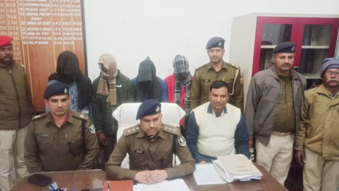 rohtas news Four absconding accused in double murder case arrested pistol and shell recovered 1223